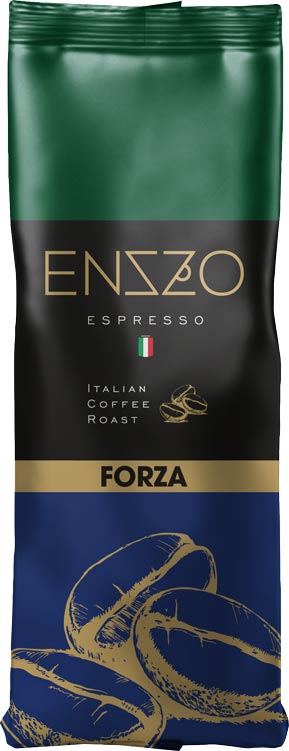 Paquete de café en grano para hostelería - ENZZO ESPRESSO FORZA